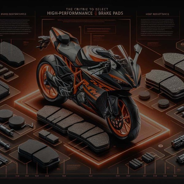 Quels sont les critères pour sélectionner des plaquettes de frein performantes pour une KTM RC 390 ?