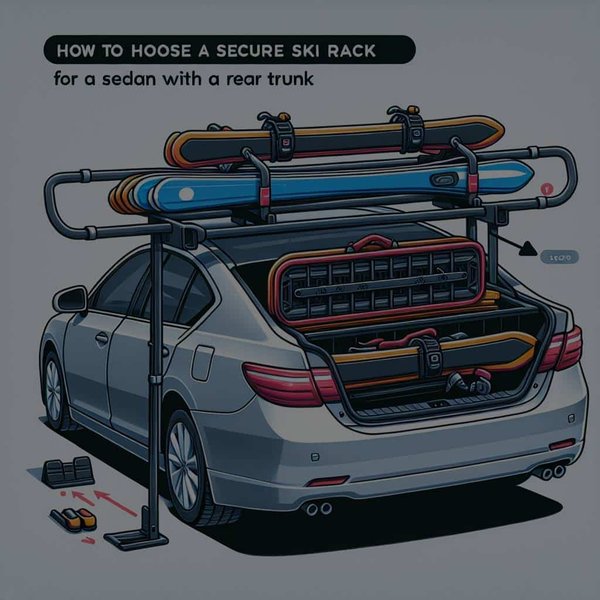 Comment choisir un porte-skis sécurisé pour une berline avec coffre arrière?