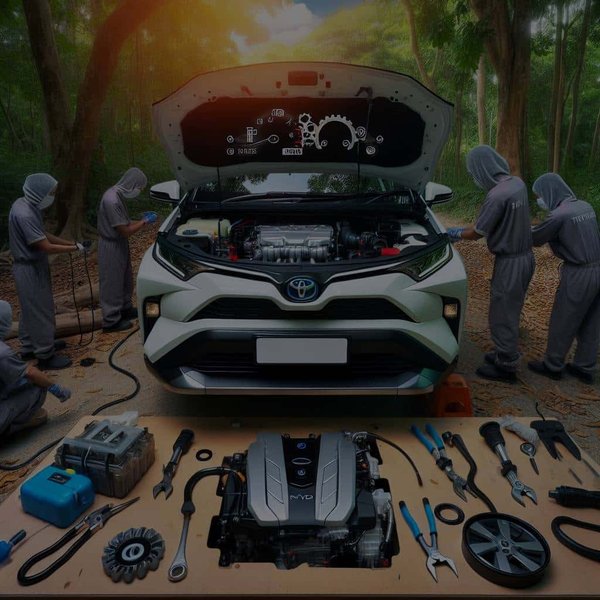 Comment entretenir le système hybride d'une Toyota Rav4 de dernière génération ?